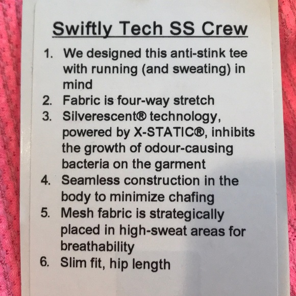 Lululemon Swifty Tech SS Crew - Picture 4 of 6